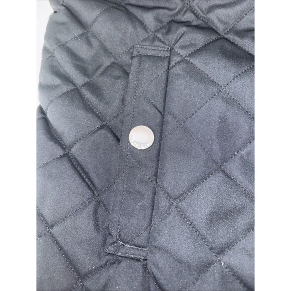 Lauren Ralph Lauren Black Cream Zip Quilted Reversible Vest Pockets M EUC - Picture 5 of 14